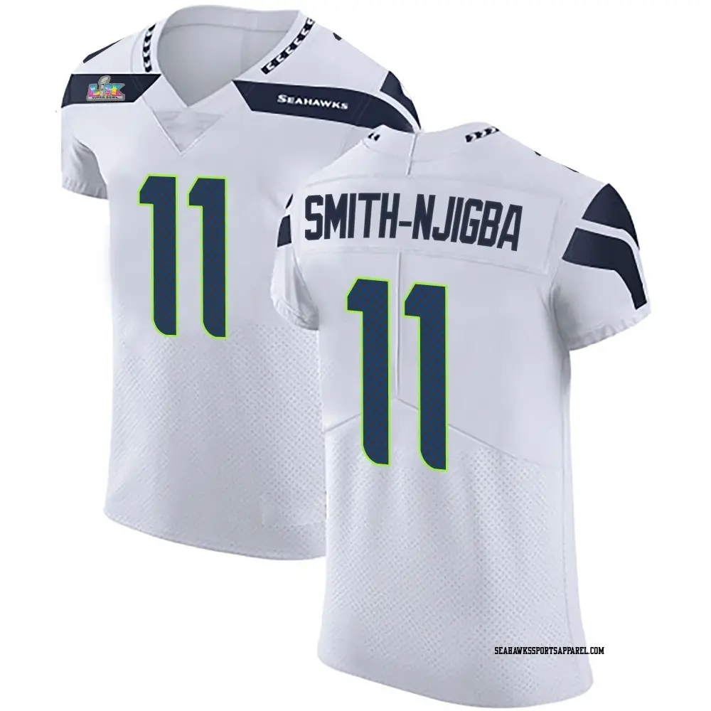 Elite White Men's Jaxon Smith-Njigba Seattle Seahawks Vapor Untouchable Super Bowl LX Patch Jersey
