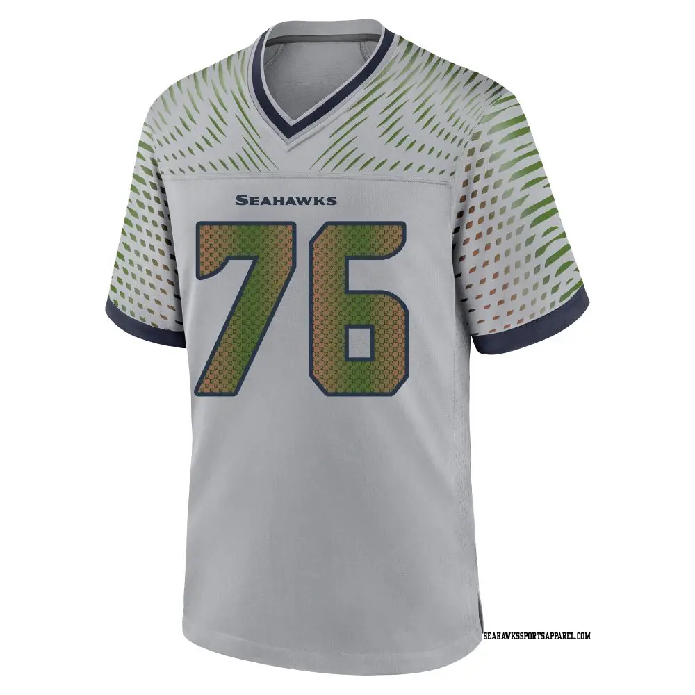 Game Gray Men's Grey Zabel Seattle Seahawks Wolf 2025 Rivalries