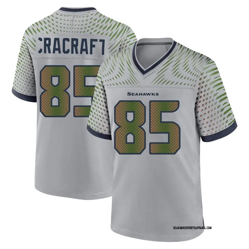 Game Gray Men's River Cracraft Seattle Seahawks Wolf 2025 Rivalries ...