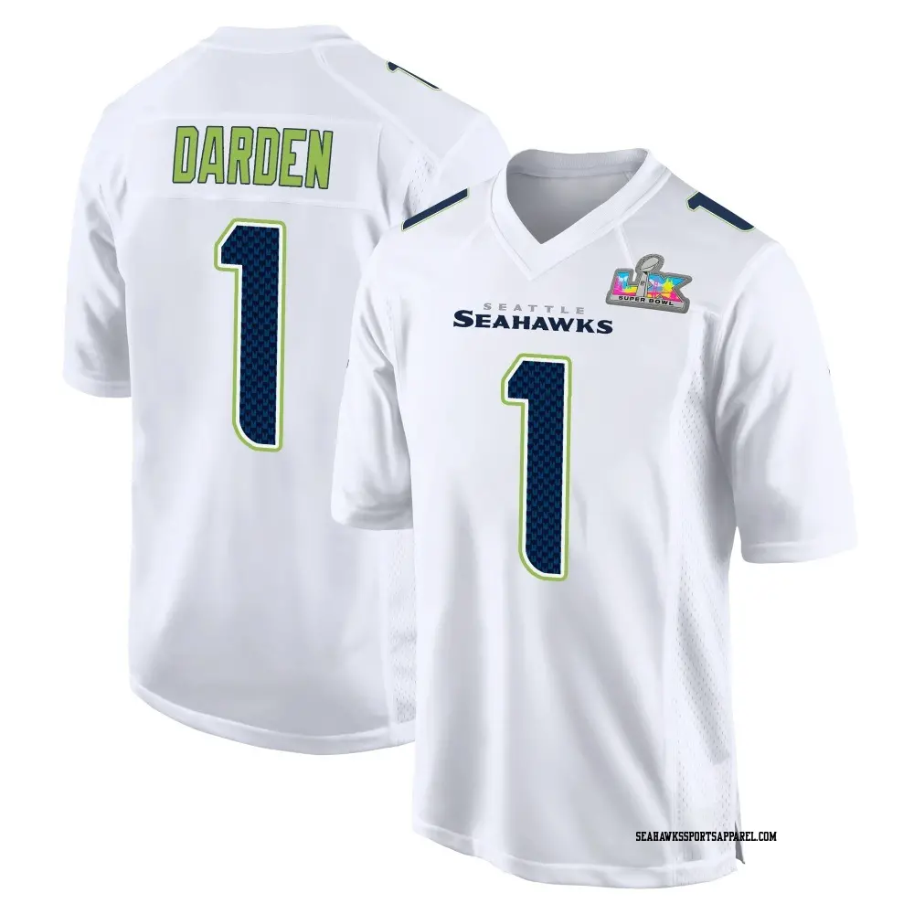 Game White Men's Jaelon Darden Seattle Seahawks Tundra Fashion Super Bowl LX Patch Jersey