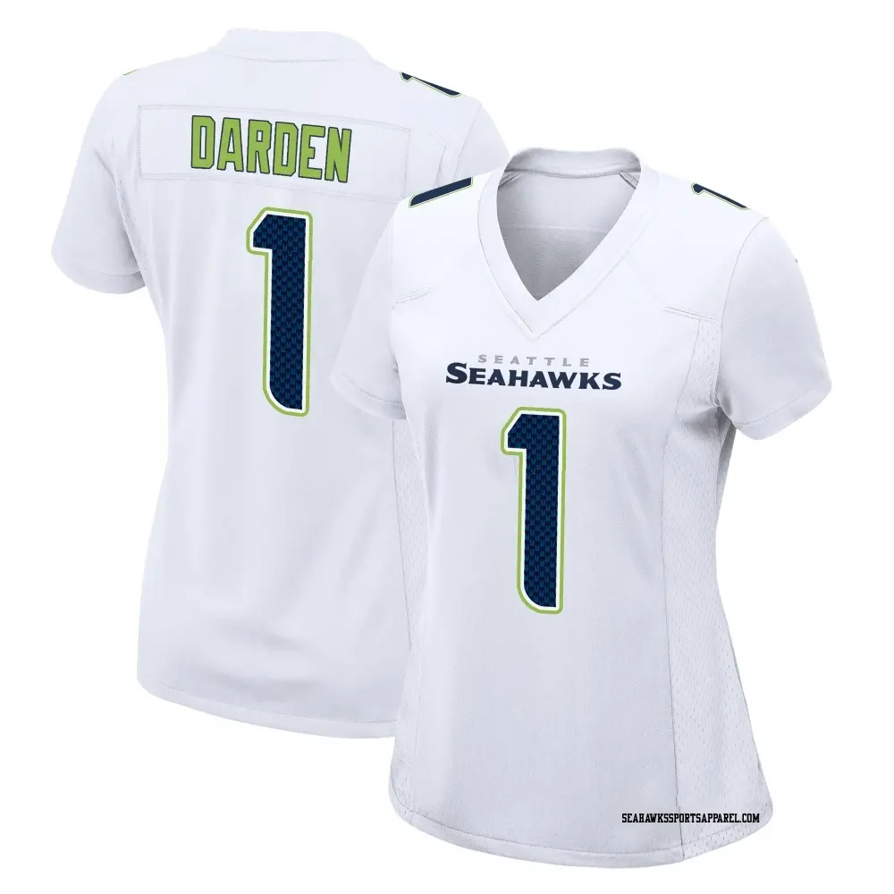 Game White Women's Jaelon Darden Seattle Seahawks Tundra Fashion Jersey