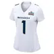 Game White Women's Jaelon Darden Seattle Seahawks Tundra Fashion Super Bowl LX Patch Jersey