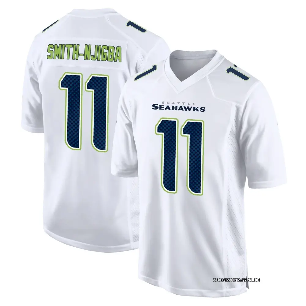 Game White Youth Jaxon Smith-Njigba Seattle Seahawks Tundra Fashion Jersey