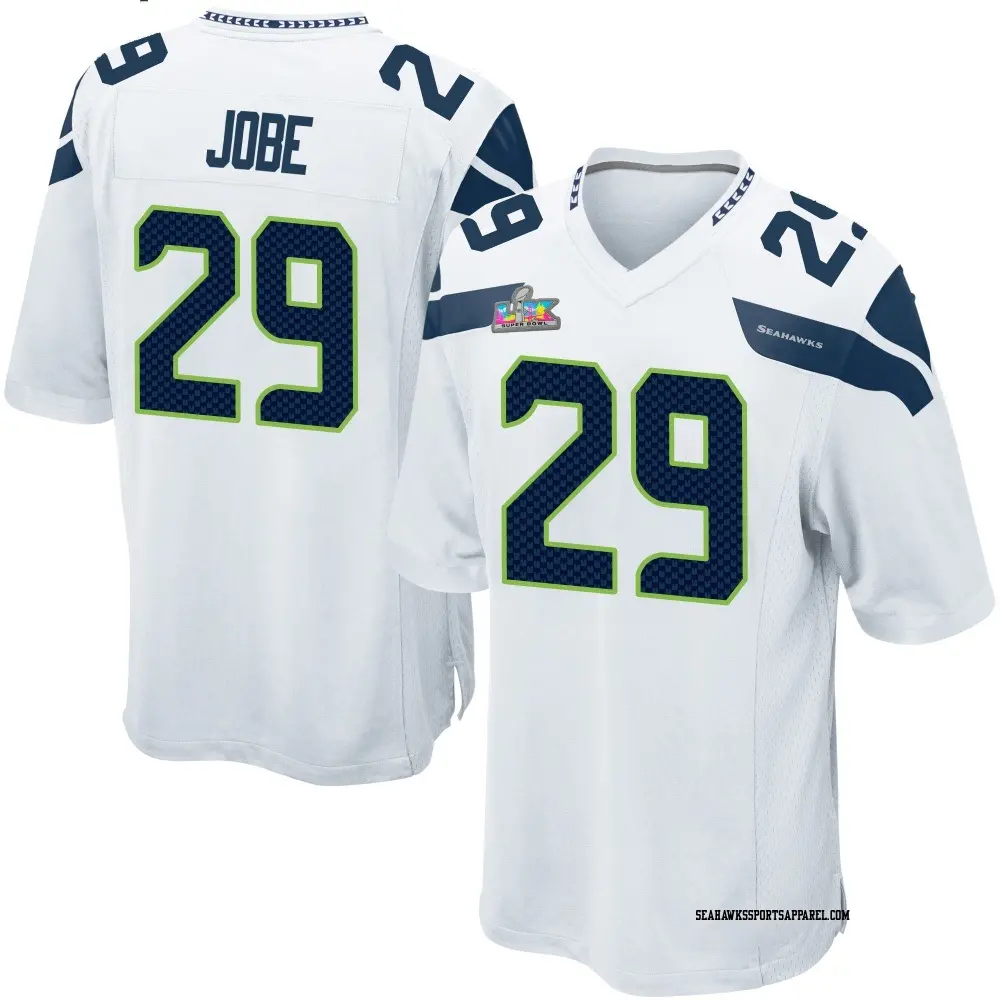 Game White Youth Josh Jobe Seattle Seahawks Super Bowl LX Patch