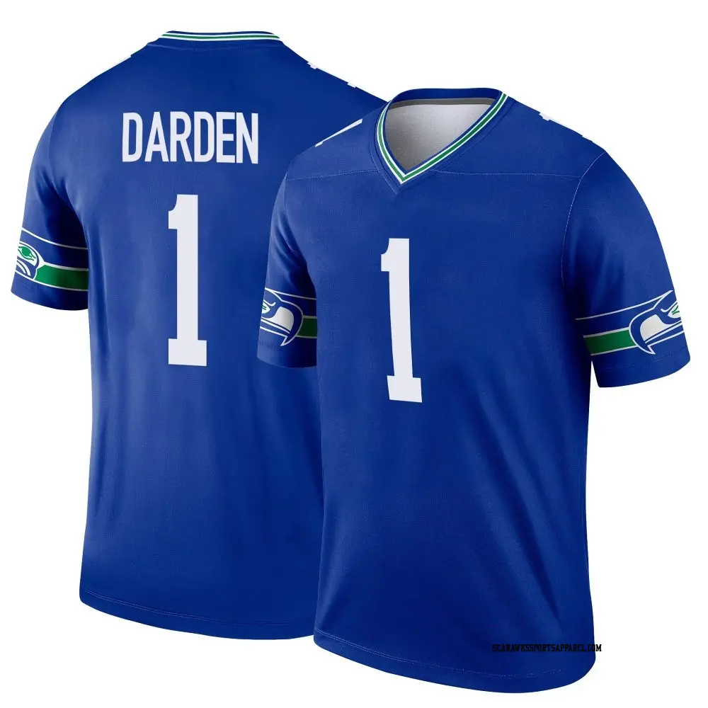 Legend Royal Men's Jaelon Darden Seattle Seahawks Throwback Jersey