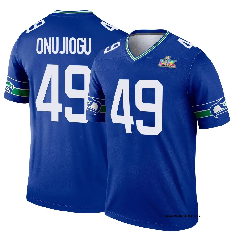 Legend Royal Youth Joshua Onujiogu Seattle Seahawks Throwback
