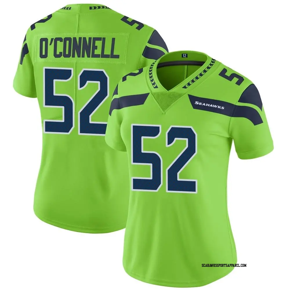 Green seahawks jersey womens clearance
